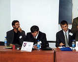 Владимир Храпко и Андрей Мартовой выступают на семинаре